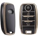 TPU Car Key Cover Black amp Golden
