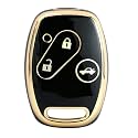 TPU Car Key Cover Black amp Golden