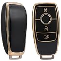 TPU Car Key Cover Black amp Golden