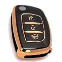 TPU Car Key Cover Black amp Golden