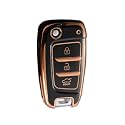 TPU Car Key Cover Black amp Golden