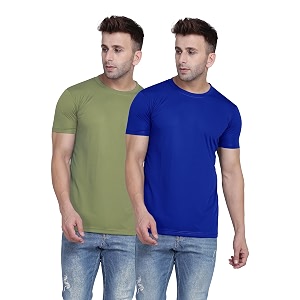 TQH Men Dri Fit Polyester Half Sleeve
