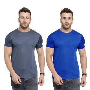 TQH Men Dri Fit Polyester Half Sleeve