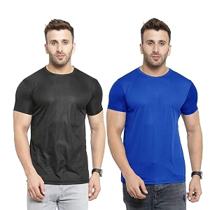 TQH Men Dri Fit Polyester Half Sleeve