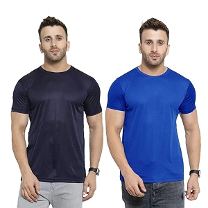 TQH Men Dri Fit Polyester Half Sleeve