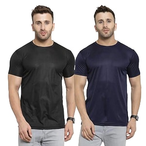 TQH Men Dri Fit Polyester Half Sleeve