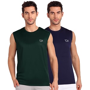 TQH Sleeveless T Shirts for Men