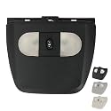 TQPONLY Overhead Console LED Dome Map Light Lamp | Fits Ford F150 2004-2008, for Lincoln Mark LT 2006-2008 Truck | Replaces 7L3Z-18519A70-AE Interior Cab Lights Track with Rear Window Switch (Black)