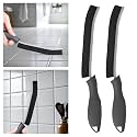 TQRR 2 Pcs Cleaning Brush, Grout Brush, Hard Bristle Crevice Cleaning Brush