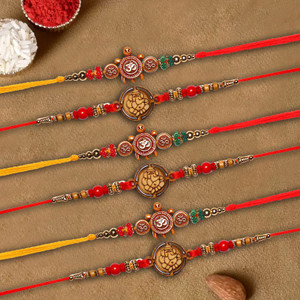 religious g6-x3-o6-x3 assorted rakhi by tr