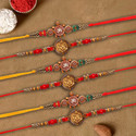 Religious G6-X3-O6-X3 Assorted Rakhi by TR