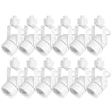 Track Lighting Fixture GU10 LED 12 Heads White Indoor Track Light Heads