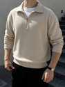 Trackflip Full Sleeve Solid Men Sweatshirt