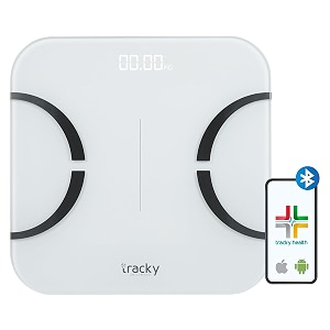 tracky smart body fat scale bmi scale digital wireless weight scale body composition analyzer