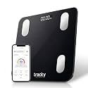 Tracky Smart BMI Weight Scale |Track 18+ Body Composition Metrics| Muscle Mass, Bone Mass, Body Fat Analyzer Machine | 1 Year Warranty| Bluetooth Sync with App | Perfect for Home & Gym| FDA Approved