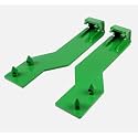 Tractor Loader Quick Tach Weld On Mounting Brackets, Replacement for John Deere OEM