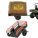 Tractor Seat, Forklift Seat, Universal Replacement, Lawn Mower, Orange