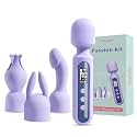 Tracy's Dog Wand Vibrator Kits, Couple Adult Sex Toys with 3 Attachments