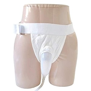 trade hub urine collector bag breathable adjustable reusable spill proof urinal incontinence complete set for elderly menpatient - pack 1
