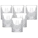 The Trade Outpost Store Whiskey Glass - Heavy Base Rocks Barware Glasses for Scotch Mixed Drinks Wine Drinks 310 Ml Set of 6 (JE-AB-E)