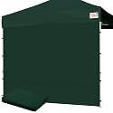 Tradesparker 10x10 Pop Up Canopy Wall with Zipper, 86 inch Height Instant Canopy SunWall Tent Sidewalls for 10x10 Pop Up Tent,1 Pack Sidewall Only,Forest Green