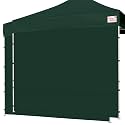 Tradesparker 10x10 Pop Up Canopy Wall with Zipper, 86 inch Height Instant Canopy SunWall Tent Sidewalls for 10x10 Pop Up Tent,2 Pack Sidewall Only,Forest Green