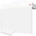 Tradesparker 10x10 Pop Up Canopy Wall with Zipper, 86 inch Height Instant Canopy SunWall Tent Sidewalls for 10x10 Pop Up Tent,1 Pack Sidewall Only,White