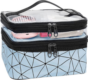 TradeVast Makeup Bags Double Layer Travel Cosmetic