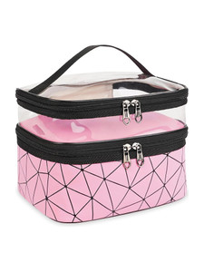 TradeVast Makeup Bags Double Layer Travel Cosmetic