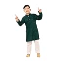 Traditiona Kurta with White Pajama Set Kids