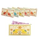 Traditional Embroidered Zipper Purse for Women 