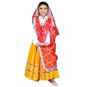 Traditional Haryanvi Girls Dance Costume Complete Set