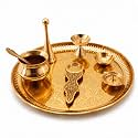Traditional Pure Brass Pooja Thali Set 7