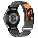 Trail Loop for Samsung Galaxy Watch 7/6/5/4 Strap 40mm 44mm/5 pro 45mm/6 Classic 43mm 47mm,No Gap One Click Rugged Sport Nylon Band for Samsung Watch 4 Classic Strap 46mm 42mm Men Women