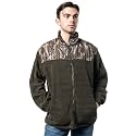 TrailCrest Men's C-Max Full Zip Polar Fleece Jacket, Mossy Oak Camo Patterns