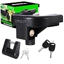 Trailer Hitch Lock Kit for 2-5/16" Tongue, Heavy Duty Trailer Coupler Locks