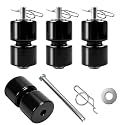 Trailer Tailgate Lift Assist Rollers, Aluminum Kit 4 Pack