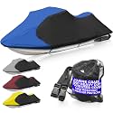 Trailerable Jet Ski Cover Waterproof PWC Cover Fits 103"-115" Blue