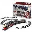 Train Set for Kids | Battery Operated Railway Track Toy with Light, Sound & Water Steam | Express Engine with Passenger Coach | Electric Track Train Gift for Boys & Girls (16 Pcs)