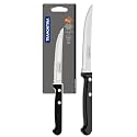 TRAMONTINA Ultracorte 12cm / 4.7" Fruit Knife | Stainless Steel Blade Kitchen Knife for Fruits | Wavy/Serrated Edge | Antimicrobial Polypropylene Handle | Made in Brazil | 5 Year Warranty