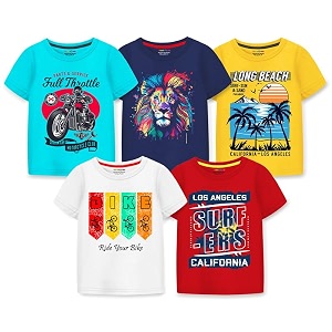Trampoline Boys Half Sleeves Regular Fit T-Shirt