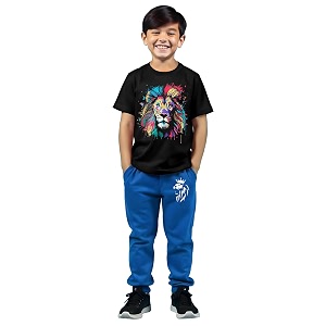 Trampoline Boys Printed T-shirt and Trackpant set