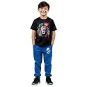 Trampoline Boys Printed T-shirt and Trackpant set