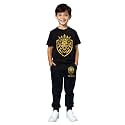 Trampoline Boys Printed T-shirt and Trackpant set