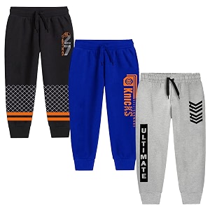 Trampoline Cotton Trackpants for Kids Pack of
