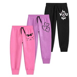 Trampoline Cotton Trackpants for Kids Pack of