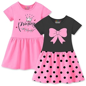 Trampoline Girls Midi Dress Combo Half