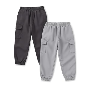 Trampoline Kids Joggers Trackpants Pack of 2