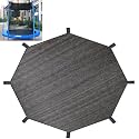 Trampoline Shade Cover, Trampoline Cover for 8FT 10FT 12FT 14FT 16FT Straight Pole Round Trampoline Sun Protection, Easy to Install,for Backyard Playground (14FT 8 Poles)
