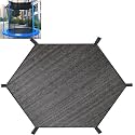 Trampoline Shade Cover, Trampoline Cover for 8FT 10FT 12FT 14FT 16FT Straight Pole Round Trampoline Sun Protection, Easy to Install,for Backyard Playground (10FT 6 Poles)